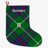 Clan MacIntyre Hunting Tartan Christmas Stocking Großer Weihnachtsstrumpf (Vorderseite)