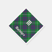 Clan MacIntyre Hunting Tartan Napkins Serviette (Ecke)