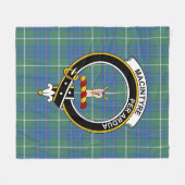 Clan MacIntyre Jagd Ancient Tartan Kariert Fleecedecke (Vorderseite (Horizontal))