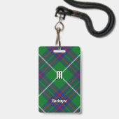 Clan MacIntyre Jagd Tartan Abzeichen Ausweis (Vorderseite mit Lanyard)