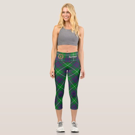 Clan MacIntyre Jagd Tartan Capri Leggings (Vorderseite)