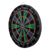 Clan MacIntyre Jagd Tartan Dart Board Dartscheibe (Vorderseite rechts)