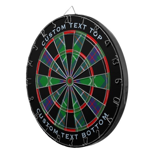 Clan MacIntyre Jagd Tartan Dart Board Dartscheibe (Vorderseite rechts)