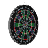 Clan MacIntyre Jagd Tartan Dart Board Dartscheibe (Vorderseite Links)