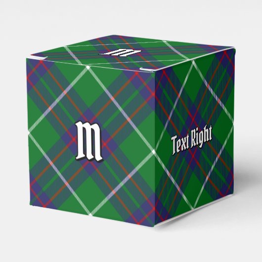 Clan MacIntyre Jagd Tartan Favor Box Geschenkschachtel (Vorderseite)