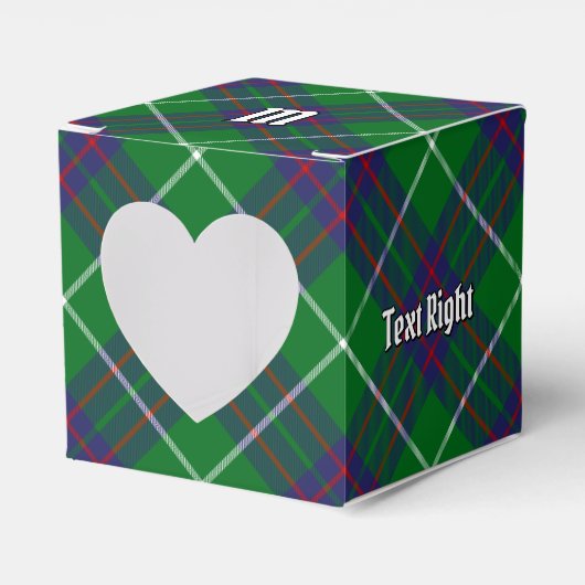 Clan MacIntyre Jagd Tartan Favor Box Geschenkschachtel (Vorderseite)