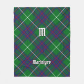 Clan MacIntyre Jagd Tartan Fleece Blanket (Vorderseite)