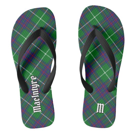 Clan MacIntyre Jagd Tartan Flip Flops Badesandalen (Fußbett)