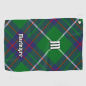 Clan MacIntyre Jagd Tartan Golf Handtuch (Horizontal)