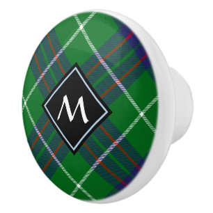 Clan MacIntyre Jagd Tartan Keramik Knob Keramikknauf