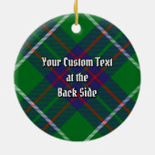 Clan MacIntyre Jagd Tartan Keramik Ornament (Hinten)