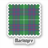 Clan MacIntyre Jagd Tartan Sticker (Vorderseite)