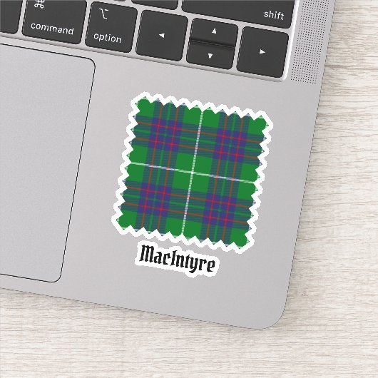 Clan MacIntyre Jagd Tartan Sticker (Detail)