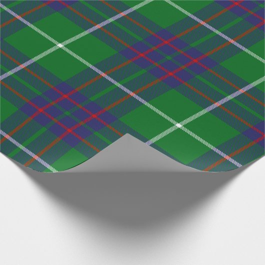 Clan MacIntyre Jagd Tartan Wrapping Paper Geschenkpapier (Ecke)