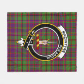 Clan MacIntyre of Glenorchy lila Tartan Kariert Fleecedecke (Vorderseite (Horizontal))