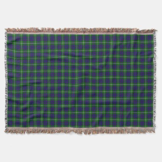 Clan MacIntyre Tartan Kariert Decke (Vorderseite)