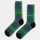 Clan MacIntyre Tartan Socken (Linkes Detail)