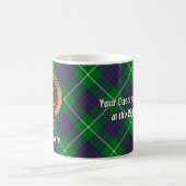 Clan MacIntyre Wappen über Tartan Kaffeetasse (Mittel)