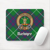 Clan MacIntyre Wappen über Tartan Mousepad (Mit Mouse)