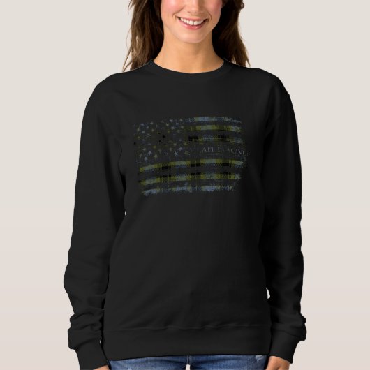Clan MacIver Scottish tartan, US-Flaggenkilometer, Sweatshirt (Vorderseite)