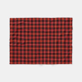 Clan MacIver Tartan Red Scottish Kariert Fleecedecke (Vorderseite (Horizontal))