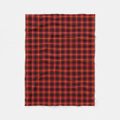 Clan MacIver Tartan Red Scottish Kariert Fleecedecke (Vorderseite)