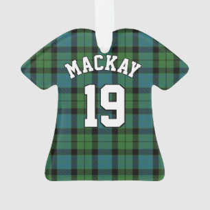 Clan MacKay Ancient Tartan Christmas Jersey Ornament