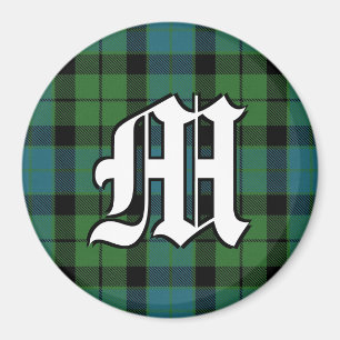 Clan MacKay Ancient Tartan Kariert Accents Magnet