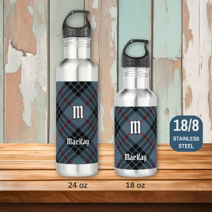 Clan MacKay Blue Tartan Edelstahlflasche