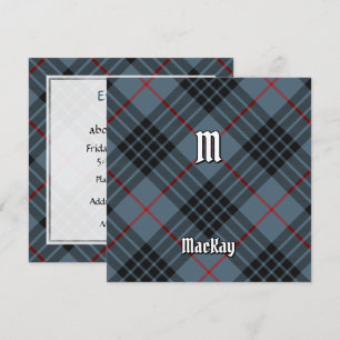 Clan MacKay Blue Tartan Einladung