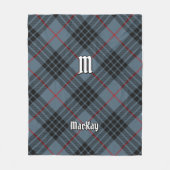 Clan MacKay Blue Tartan Fleecedecke (Vorderseite)