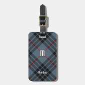 Clan MacKay Blue Tartan Gepäckanhänger (Vorderseite vertikal)