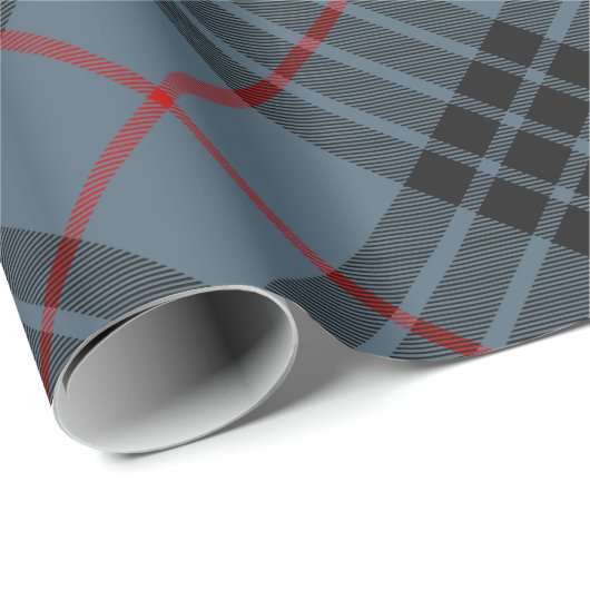 Clan MacKay Blue Tartan Geschenkpapier (Rolleneckpunkt)