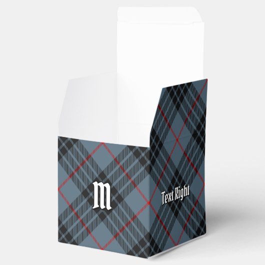 Clan MacKay Blue Tartan Geschenkschachtel (Geöffnet)