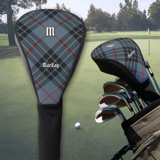 Clan MacKay Blue Tartan Golf Headcover