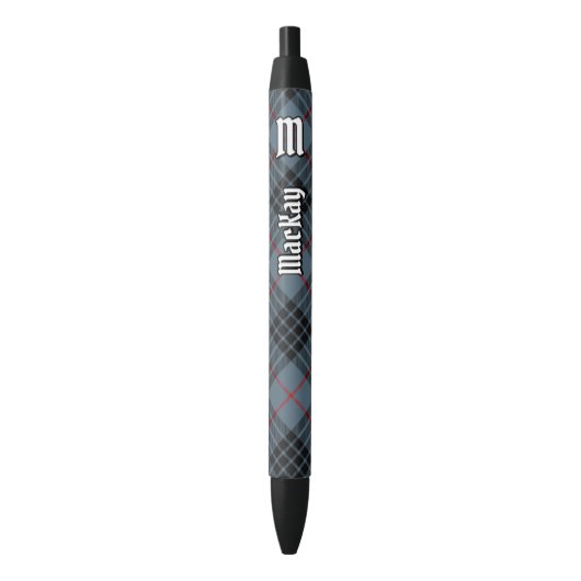 Clan MacKay Blue Tartan Kugelschreiber (Vorderseite Vertikal)