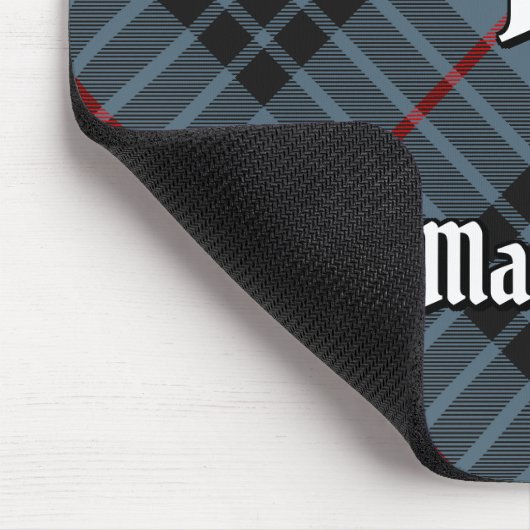 Clan MacKay Blue Tartan Mousepad (Ecke)