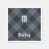 Clan MacKay Blue Tartan Serviette (Vorderseite)