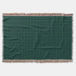 Clan MacKay Green und Blue Scottish Tartan Decke