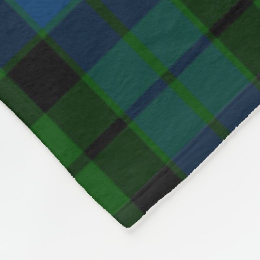 Clan MacKay Modern Tartan Kariert Fleecedecke (Ecke)