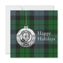 Clan Mackay Ornament Personalisiert Flat Holiday