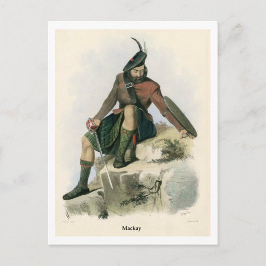 Clan Mackay Postkarte (Vorderseite)