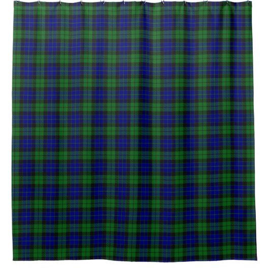 Clan MacKay Scottish Heritage Tartan Duschvorhang (Vorderseite)