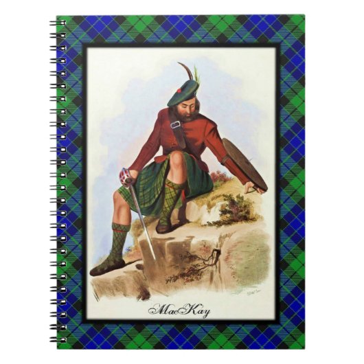 Clan MacKay Scottish Highland Dreams Notizblock (Vorderseite)