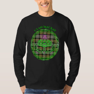Clan Mackay Scottish Tartan Celtic Thistle T-Shirt