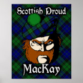 Clan MacKay Scottish Tartan Poster (Vorne)