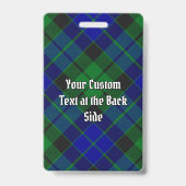 Clan MacKay Tartan Ausweis (Back)