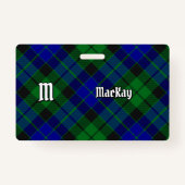 Clan MacKay Tartan Ausweis (Vorderseite)