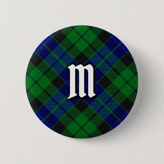 Clan MacKay Tartan Button (Vorderseite)