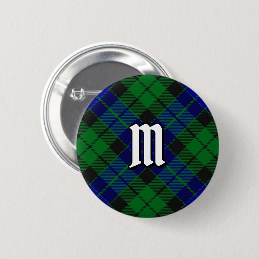 Clan MacKay Tartan Button (Vorne & Hinten)